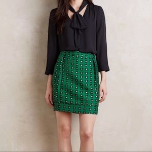 Anthropologie HD in Paris Garden Glimmer Skirt